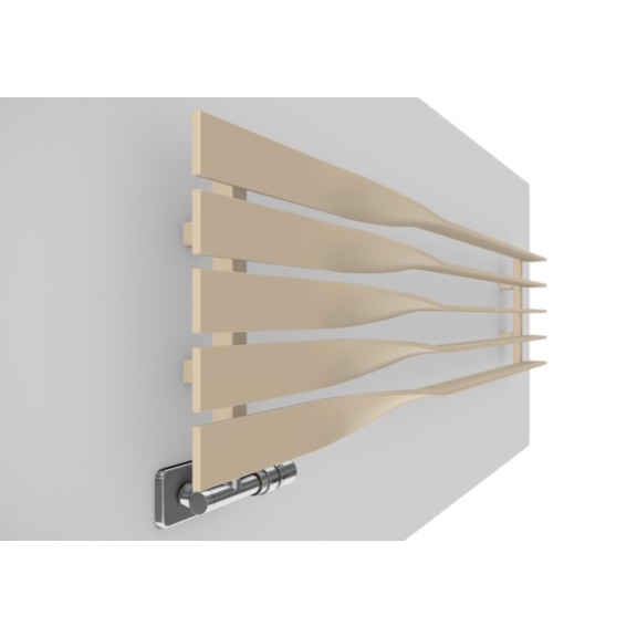 TERMA Cyklon H designový radiátor RAL 1015