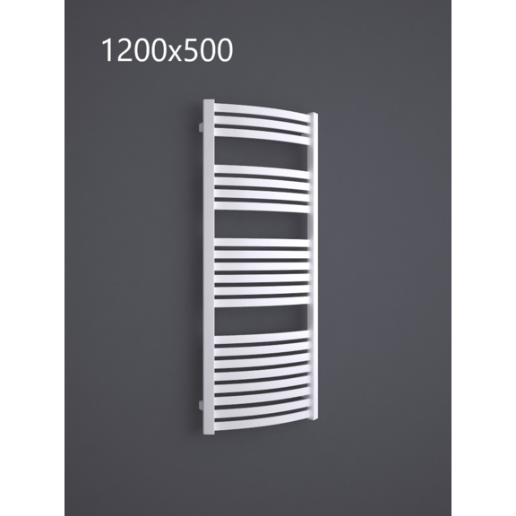 TERMA Dexter koupelnový radiátor RAL9016 1200x500