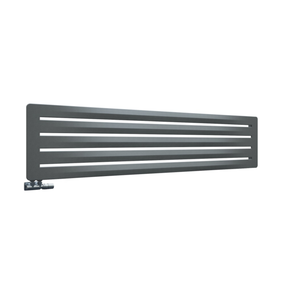 TERMA Aero H designový radiátor 410x1800 barva Metallic Stone