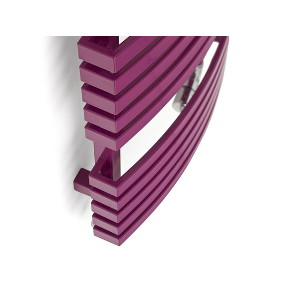 TERMA Kioto designový radiátor RAL4010 detail profily