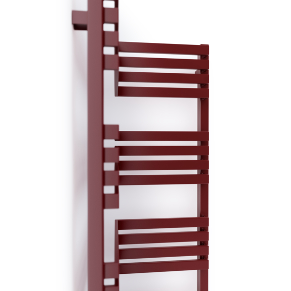 TERMA outcorner rohový radiátor 1275x350 barva RAL 3005 detail