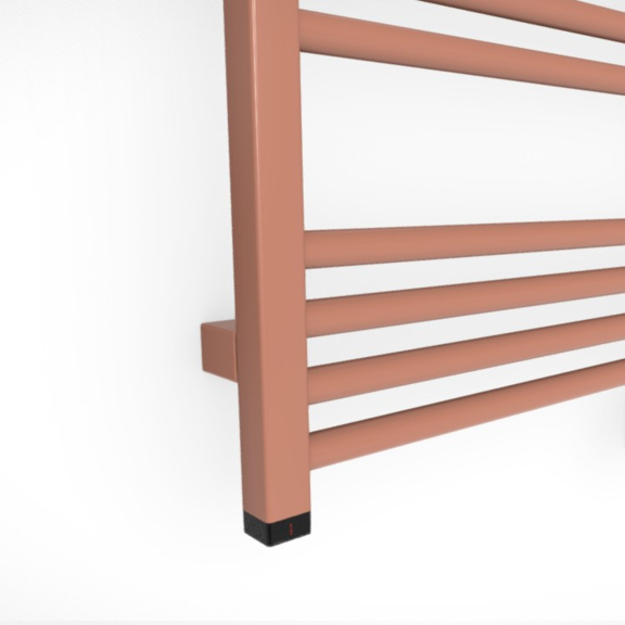 TERMA Fiona One koupelnový radiátor RAL3012 detail ONE