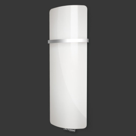 ISAN Variant Glass Pure White skleněný radiátor