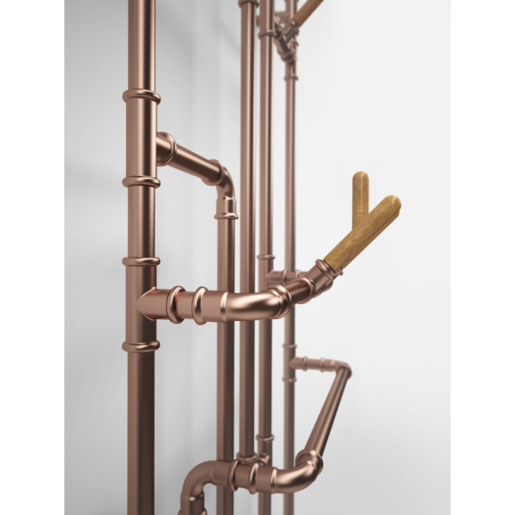 TERMA Pajak designový radiátor detail