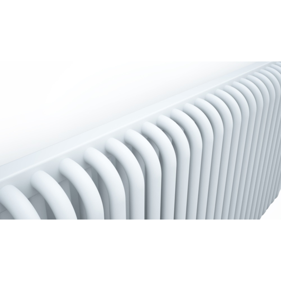 TERMA Delfin designový radiátor podhledů detail