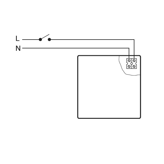 Ventilátor ECOAIR SLC Ecowatt - schéma zapojení