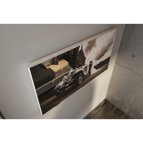 TERMA Case Slim designový radiátor s potiskem