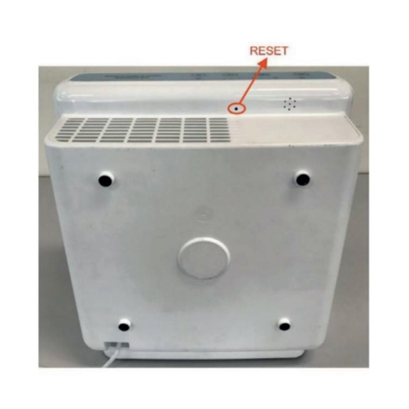 Soler & Palau AIRPUR N čistička vzduchu - restart zařízení