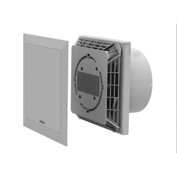 Helios MiniVent M1/150 N/C dvouotáčkový ventilátor s doběhem a interv. provozem - profil