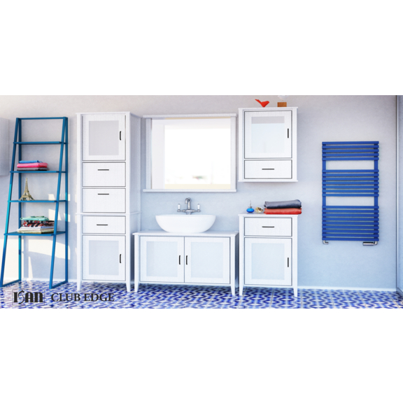 ISAN Club Edge koupelnový radiátor