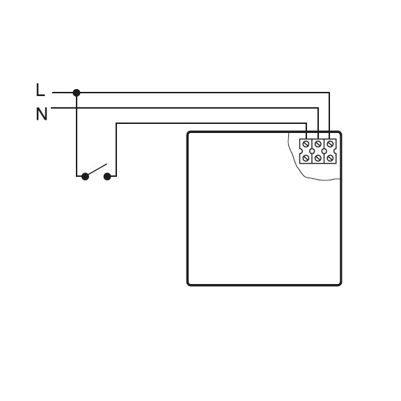 Ventilátor ECOAIR DESIGN T Ecowatt - schéma zapojení