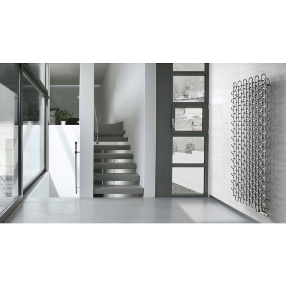 TERMA PLC V designový radiátor 1800x663 moderní prostor