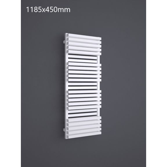 TERMA Quadrus Bold One designový radiátor 1185x450 RAL 9016