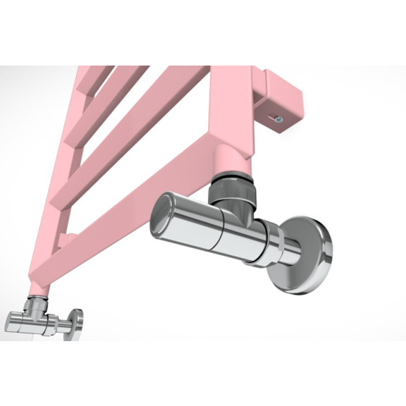 TERMA Diamond koupelnový radiátor detail RAL3015