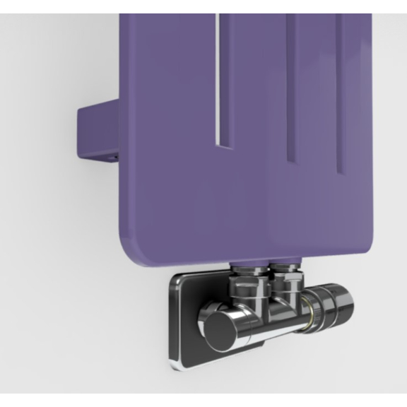 TERMA Aero V designový radiátor - různá barevná provedení RAL4005 detail