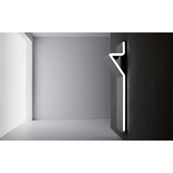 IRSAP Tratto designový radiátor 1600x450 barva Pearl Grey