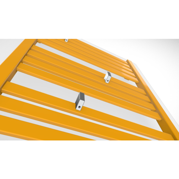 TERMA Marlin koupelnový radiátor 1185x430 RAL 6000 detail