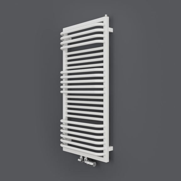 TERMA POC 2 koupelnový radiátor 1040x500 RAL9016