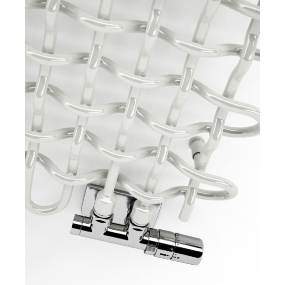 TERMA PLC V designový radiátor 1580x263 barva Copper detail