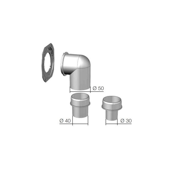 Helios ELS-WCS sada pro odsávání přímo z WC mísy - rozměry