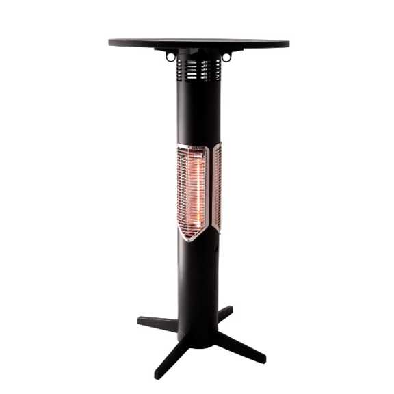 Stolní infrazářič Statio černý