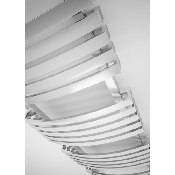 TERMA Kioto One designový radiátor - barva Chrome Effect - detail