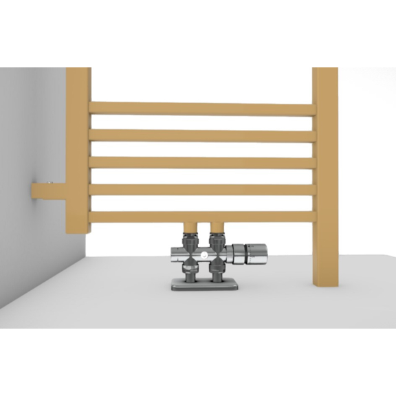 TERMA Bone DW koupelnový radiátor barevné provedení RAL1004