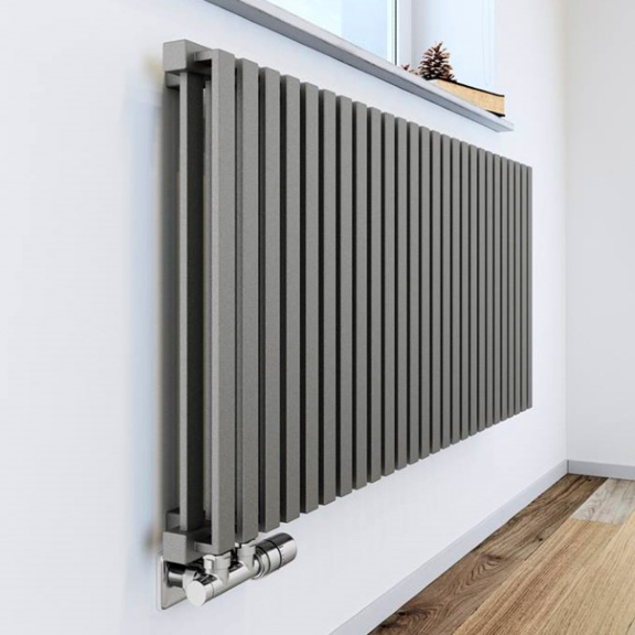 TERMA Nemo designový radiátor pod okno - tradiční a moderní - barva Metallic Stone