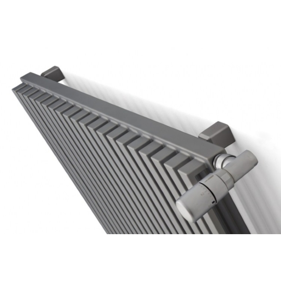 TERMA Nemo designový radiátor farbaMetallic Stone detail