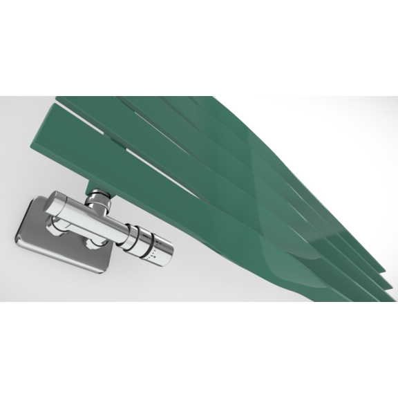 TERMA Cyklon H designový radiátor - barevné provedení RAL6000