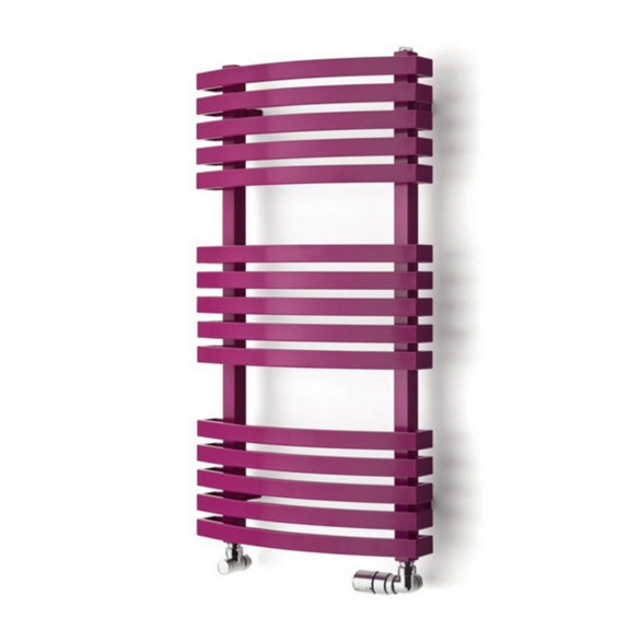 TERMA Kioto designový radiátor 870x480 RAL4010