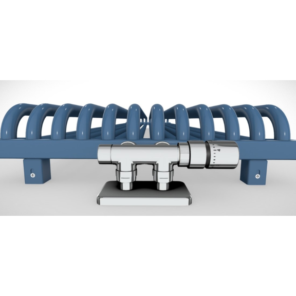 TERMA Delfin designový radiátor vertikální 1800x580 RAL 5022