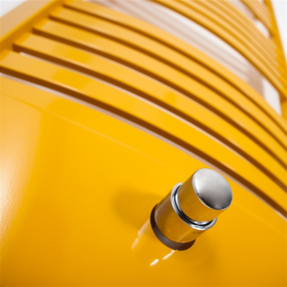 TERMA Dexter Pro ONE koupelnový radiátor RAL1003 detail - ručka