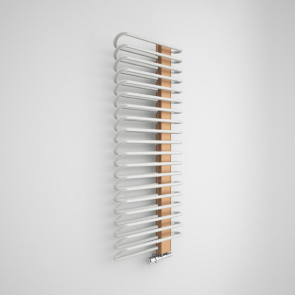 TERMA Michelle designový radiátor RAL1016 detail zboku