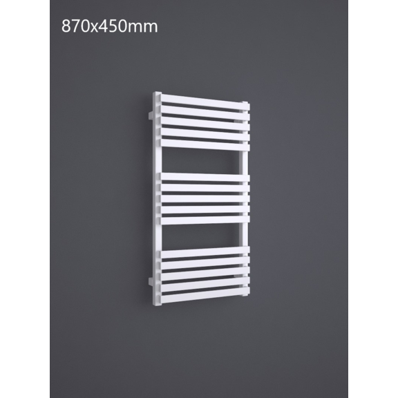 TERMA Quadrus Slim One designový radiátor 870x450 RAL 9016
