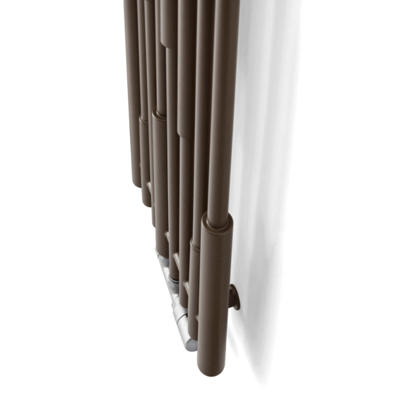 TERMA Cane designový radiátor - barva African Bronze detail z boku