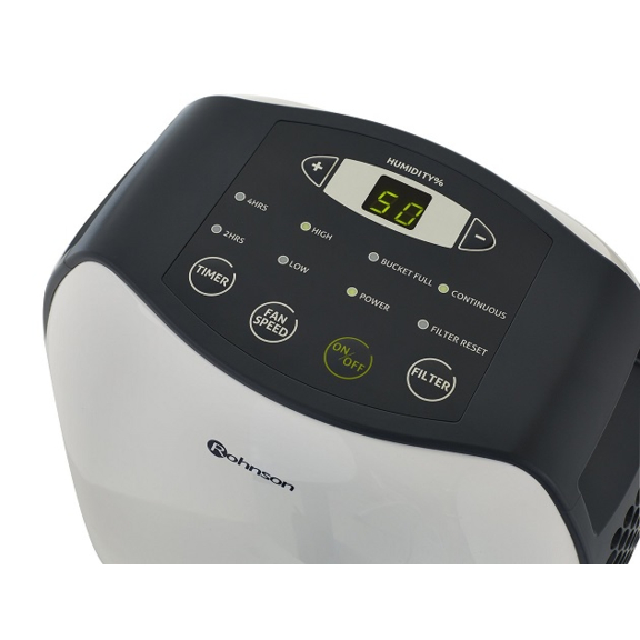 Mobilní odvlhčovač vzduchu Sinclair CFO-16E - displej