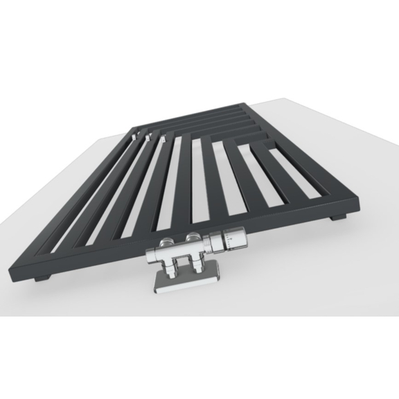 TERMA Angus V designový radiátor 1780x680 barva Vibrant Brown moderní interiér - účinná sušička ručníků