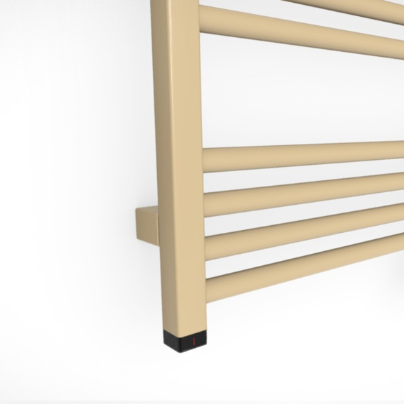 TERMA Fiona One koupelnový radiátor RAL1014 detail ONE