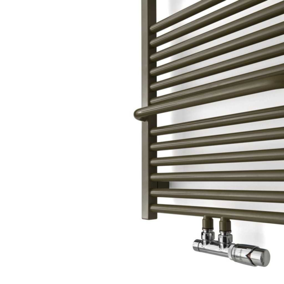 TERMA Lima koupelnový radiátor RAL3017 detail