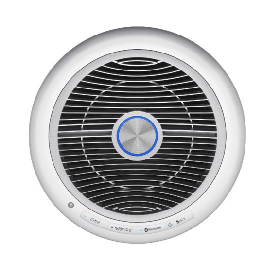 Winix Tower QS čistička vzduchu - pohled shora