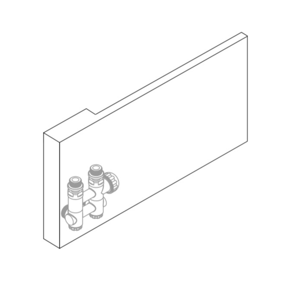 RSAP Dedalo designový radiátor - skryté spoje v zadní desce
