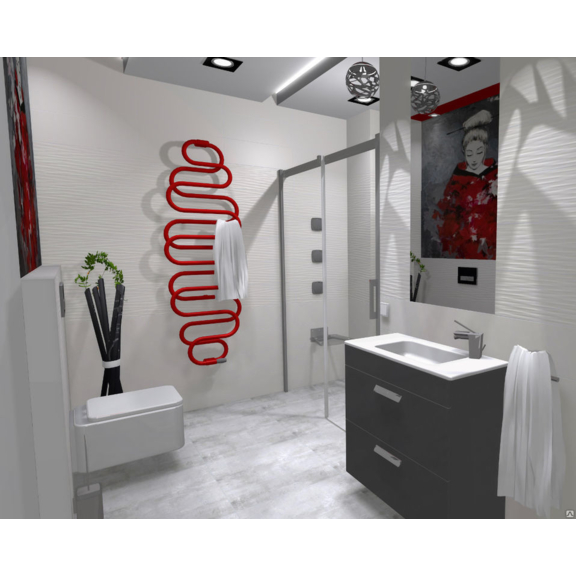 TERMA Perla designový radiátor - do koupelny