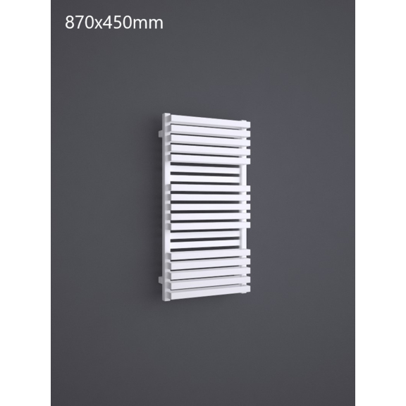 TERMA Quadrus Bold One designový radiátor 870x450 RAL 9016