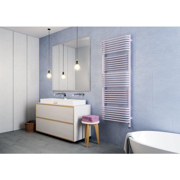 TERMA Pola ONE koupelnový radiátor barva Lavender - inspirace