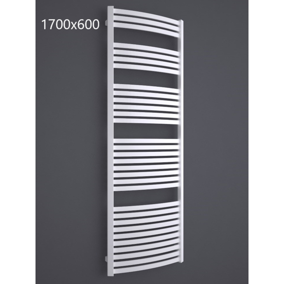 TERMA Dexter koupelnový radiátor RAL9016 1700x600