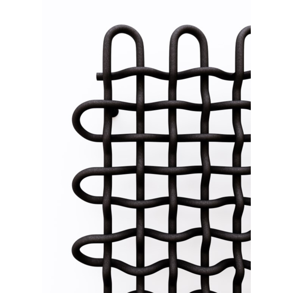 TERMA PLC V designový radiátor 1800x463 barva Black Pepper zaoblené profily