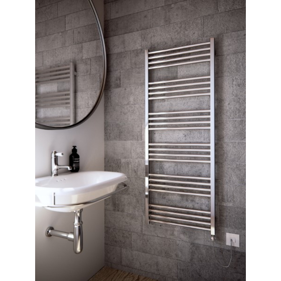 TERMA Fiona koupelnový radiátor 1380x500 Chrome moderní koupelna