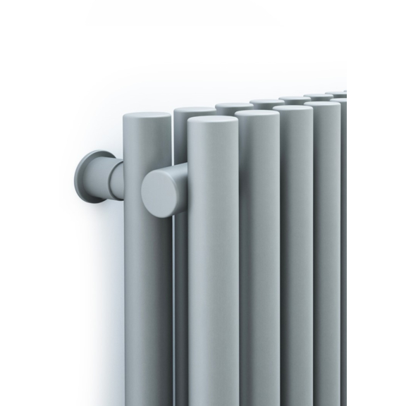 TERMA Tune VWD designový radiátor 600x990 barva Nickel Matt detail