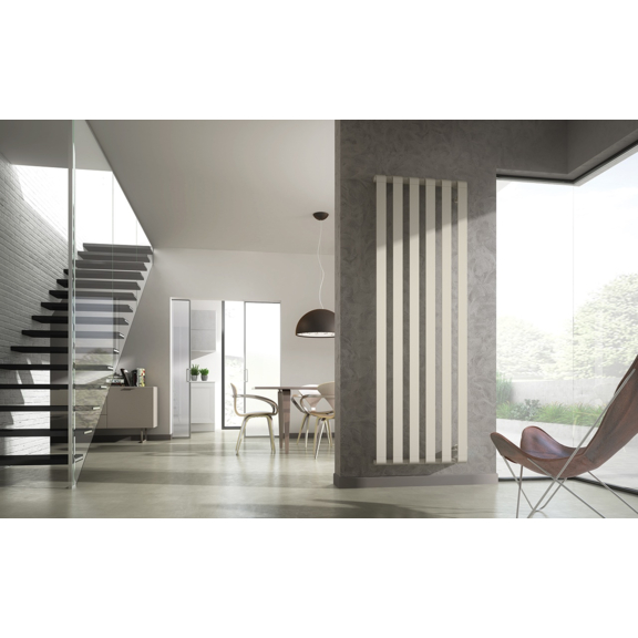 IRSAP Step V designový radiátor 2000x670 barva Quartz 1 - celkový interiérový design